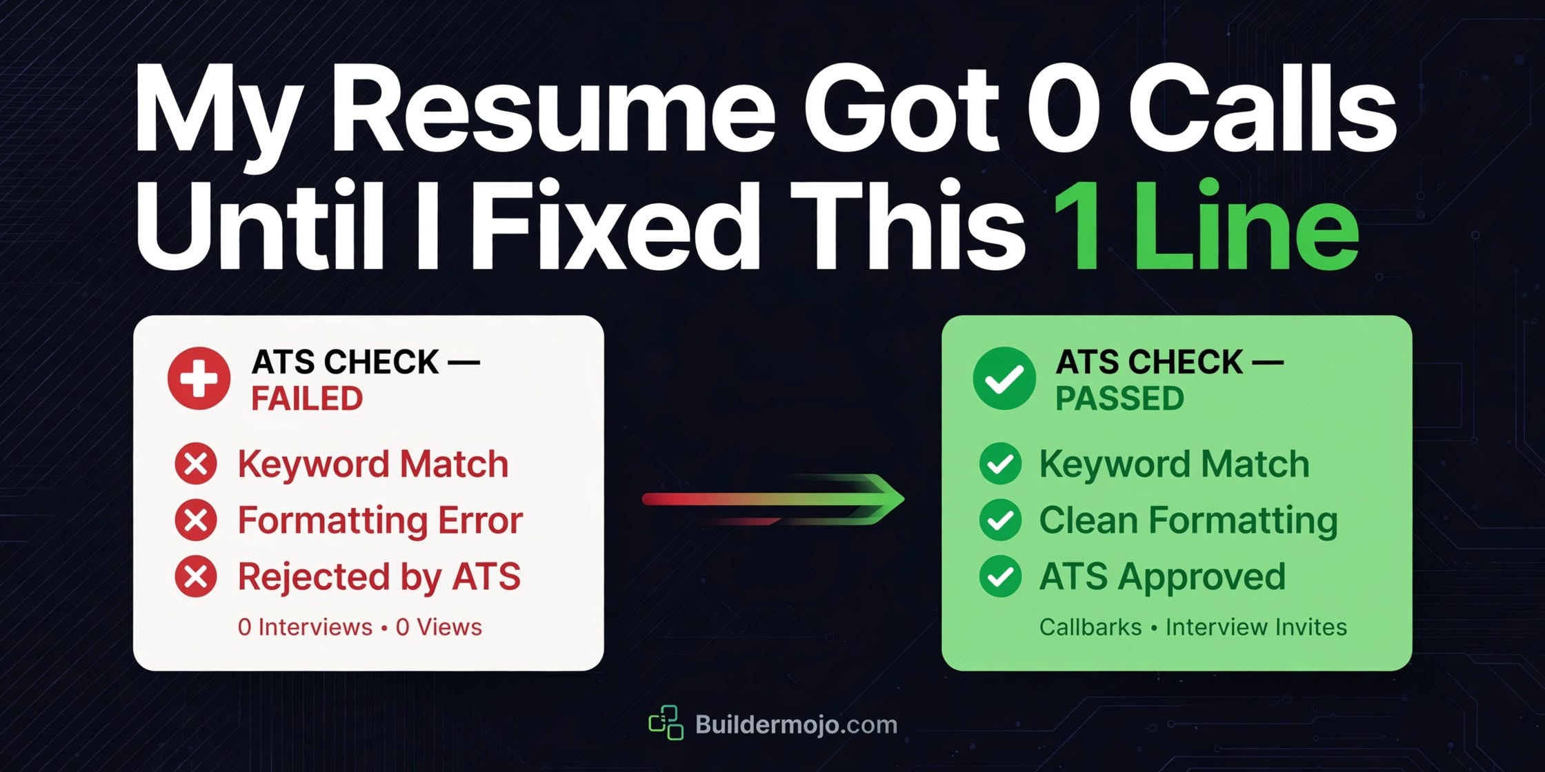 My Resume Got 0 Calls Until I Fixed This 1 Line
