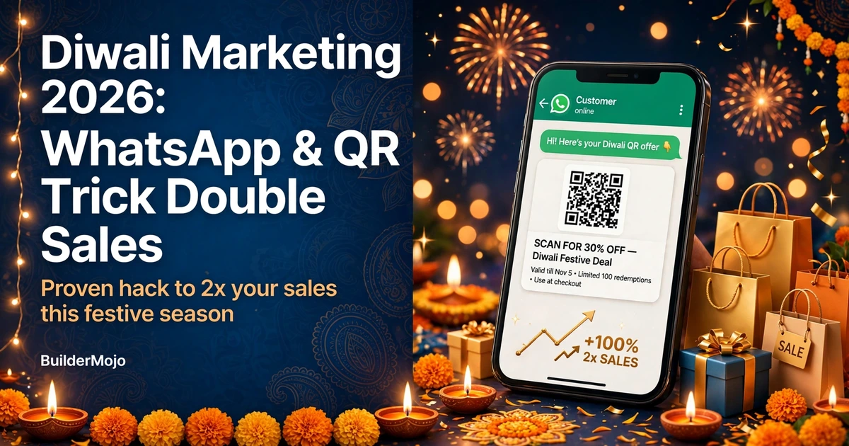 Diwali Marketing 2026: WhatsApp & QR Tricks That Double Sale